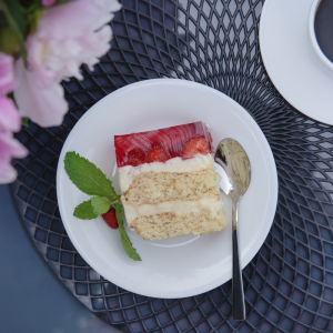 CLASSIC Talerz deserowy 17,8cm biały